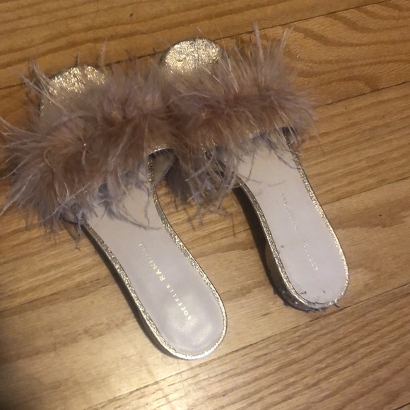 Loeffler Randall Feather Lilly Slides  7 - Picture 11 of 12